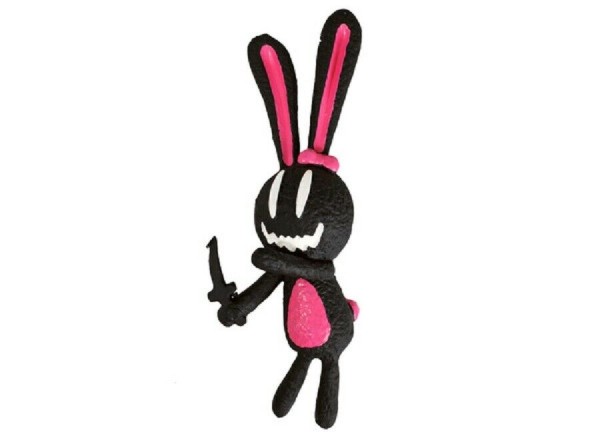 Hundespielzeug Hase mit Quitscher aus Latex