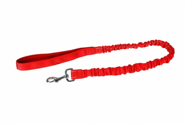 Stretch Hundeleine L: 85 - 110 cm B: 25 mm rot