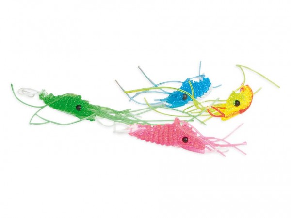 Garnelen Katzenspielzeug 12 Stück ca. 6 cm